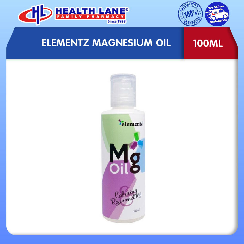 ELEMENTZ MAGNESIUM OIL (100ML)